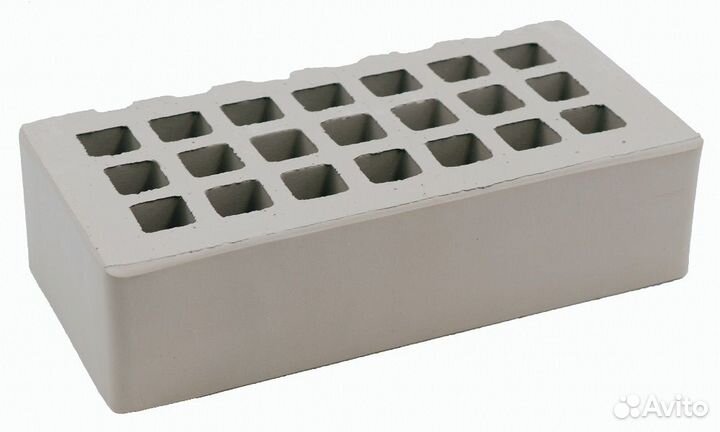 Облицовочный кирпич серый