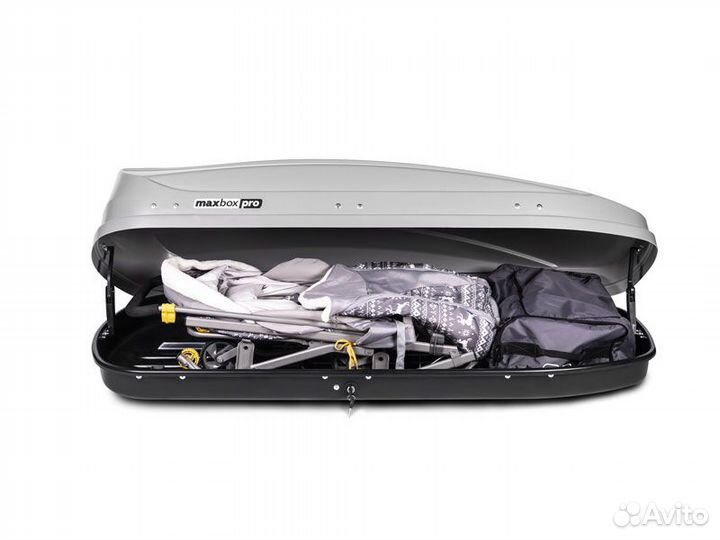 Багажник автобокс на крышу MaxBox Pro 460 Средний