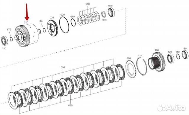 Корпус фрикционных дисков ZF