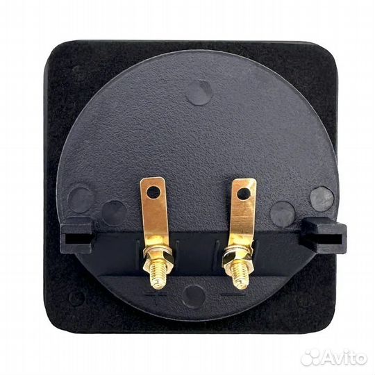 Терминал акустических колонок 80*80 мм, 2 металлич