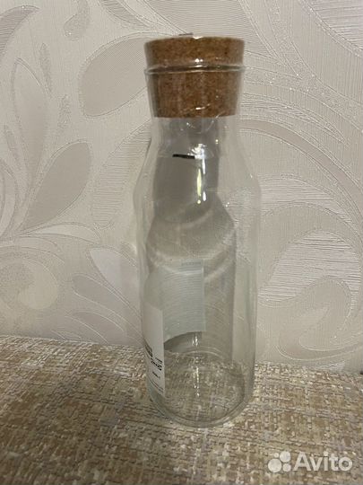 Графин с пробкой IKEA 1 литр новый