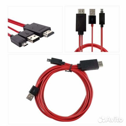 Кабель-переходник с Micro USB на hdmi