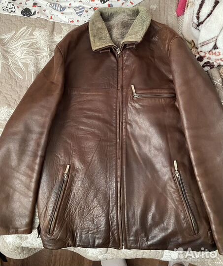 Дубленка мужская натуральная из мутона