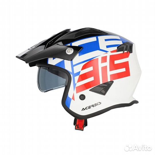 Acerbis Jet Aria 2206 Graphic Мотошлем Blue Red Синий