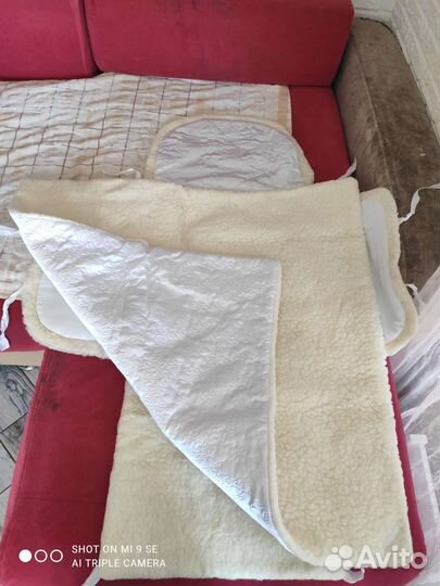 Конверт на выписку зимний с овчиной