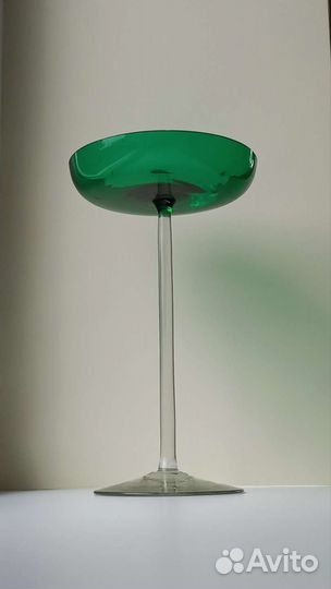 Старинная Ваза на ножке очень высокая Н28 см