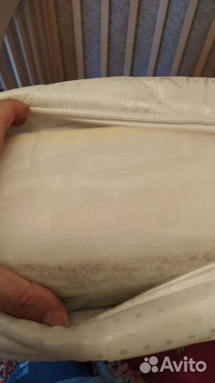 Детская кроватка с маятником, матрас в комплекте