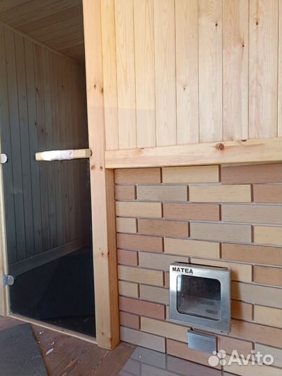 Каркасная баня 4*2,5 м в наличии
