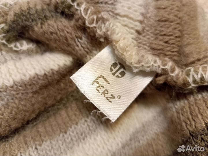 Шапка с помпоном + шарф Ferz