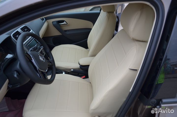 Авточехлы Polo Sedan с 2010 задняя спинка деленна