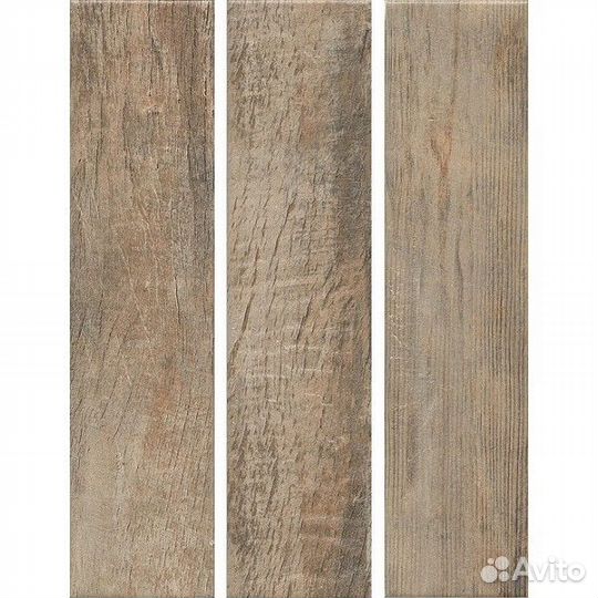 Керамогранит Kerama Marazzi Браш Вуд коричневый SG401200N 9,9х40,2 см