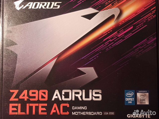 Материнская плата Z490 Gigabyte Aorus elite ac купить в Москве ...
