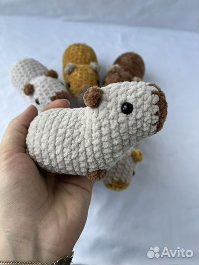 Капибара игрушка мягкая ручной работы