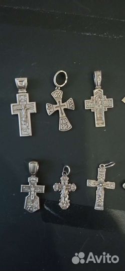 Крестики нательные серебро