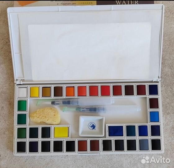 Акварельные краски Maries 36 цветов