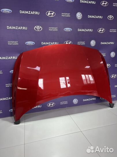 Капот HYundai Solaris 2015 красный