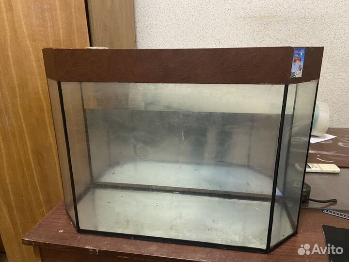 Аквариум панорамный без тумбы б/у
