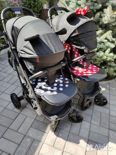 Колясочки для двойни Бабало