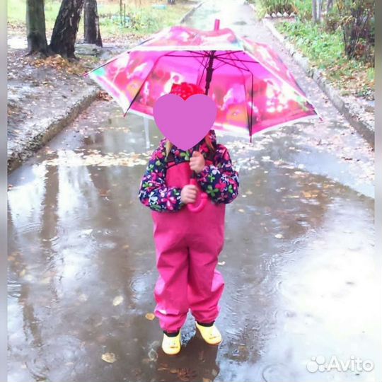 Детский водонепроницаемый полукомбинезон