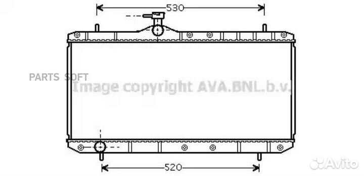 Радиатор охлаждения Сузуки Лиана