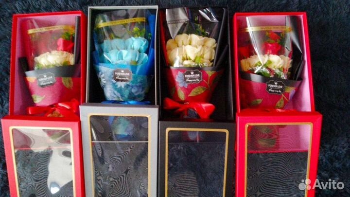 Букет роз из мыла Новый подарок любимой