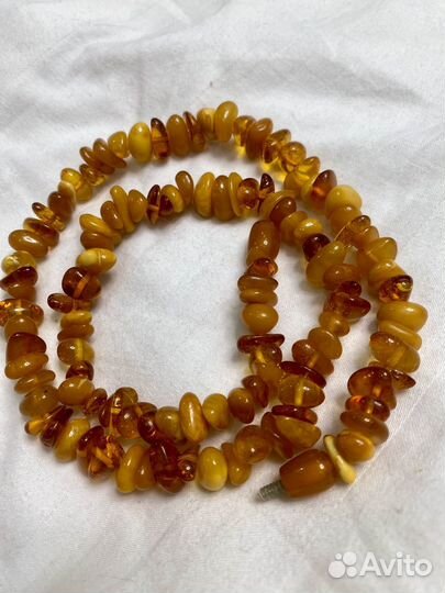 Янтарные бусы СССР