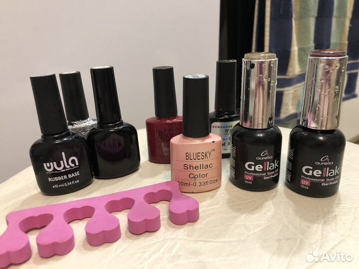 Уф лампа для ногтей с лаками