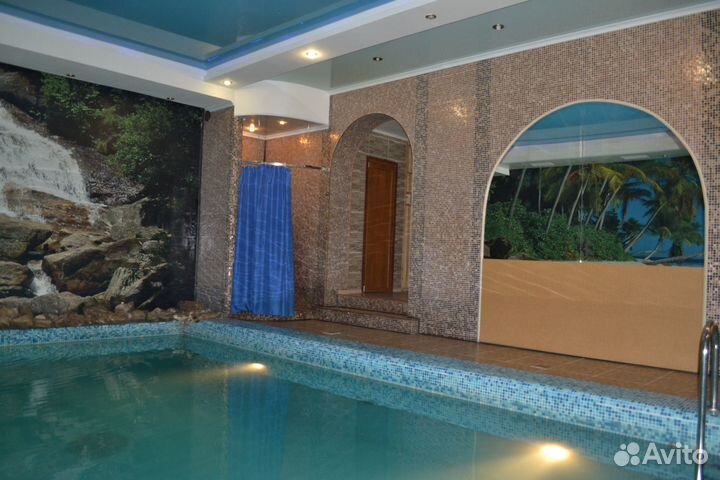 Баня на дровах,сауна с бассейном на час