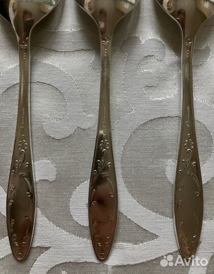 Ложки десертные мельхиор мнц Кольчугино 3шт