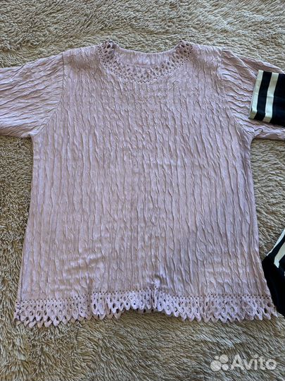 Футболки и джинсовая куртка р. 50