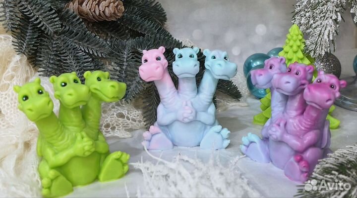 Мыло дракон ручной работы на новый год