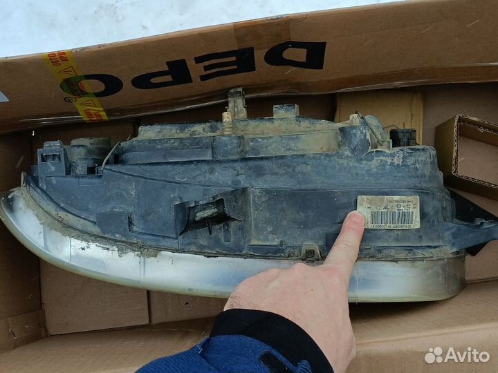 Фара правая fiat ducato бу