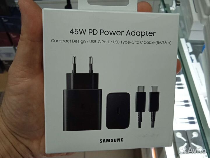 Зарядное устройство samsung 45w