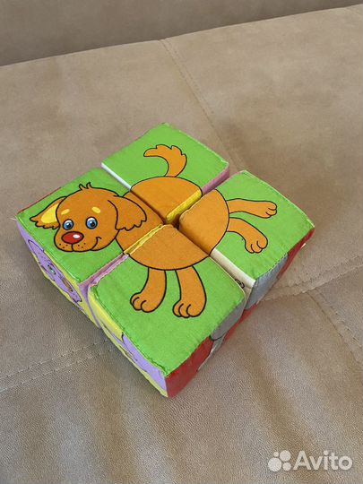 Мягкие кубики 4 шт