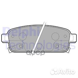 Колодки торм диск задн Opel Astra J Chevrolet