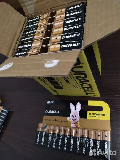 Батарейки duracell AAA AA