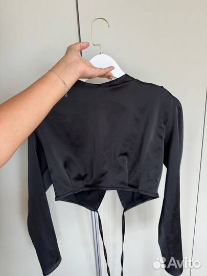 Топ с длинным рукавом вечерний