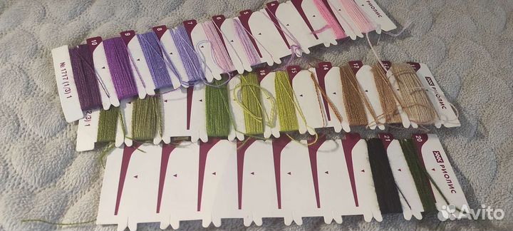 Набор для вышивания крестом риолис схема/остатки