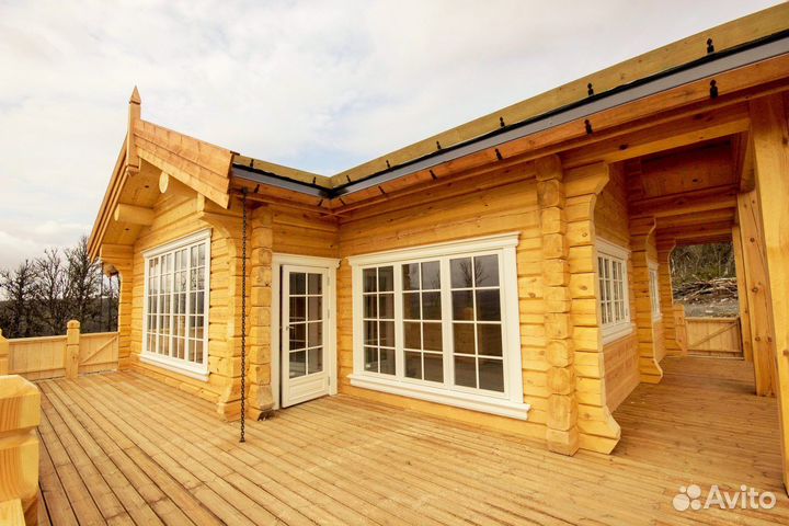 Дома / бани из бревна