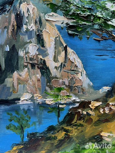 Картина маслом Байкал