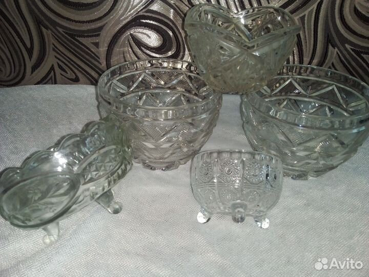 Хрусталь Салатники Ваза Конфетница