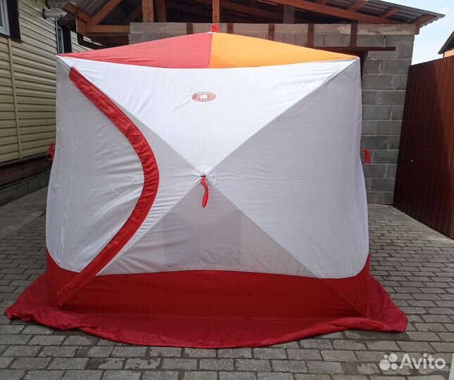 Палатка зимняя медведь cube 4