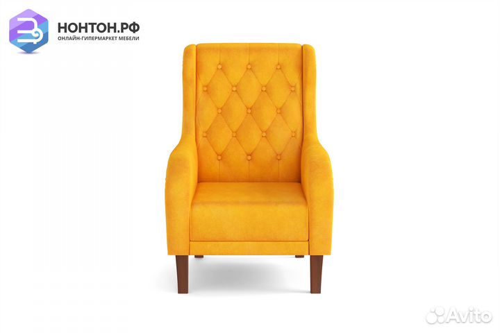 Кресло Амарант горчичное