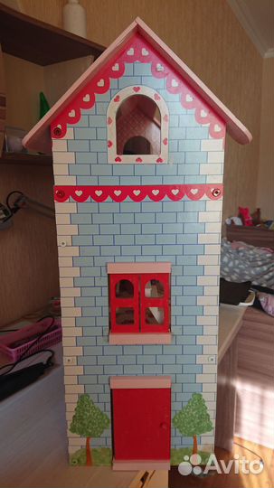 KidKraft Открытый коттедж - кукольный домик с мебе