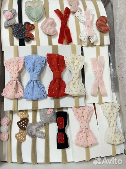 Красивый бантик повязка для малышей с рождения