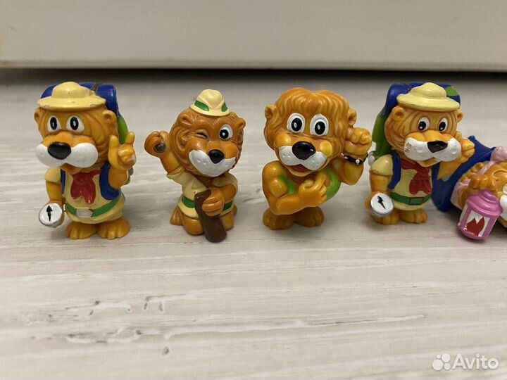 Львята из киндера 90-х годов 7 шт
