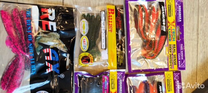 Силиконовые приманки Relax/Kosadaka для джига