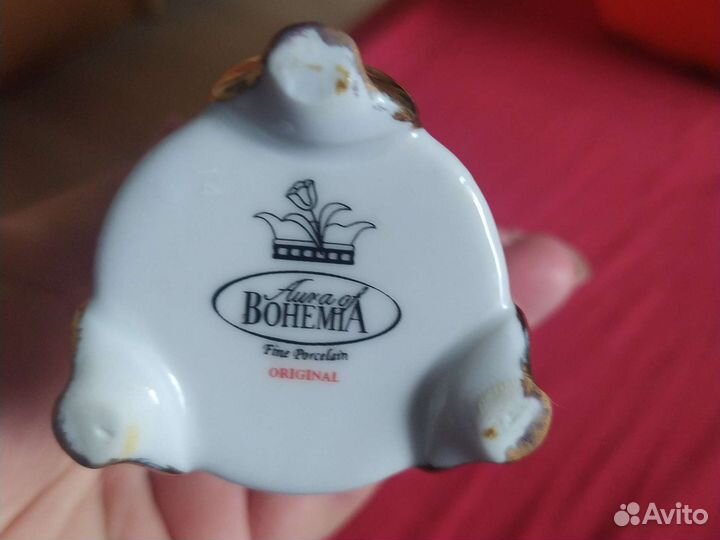 Ваза маленькая Богемия 70-80 годы