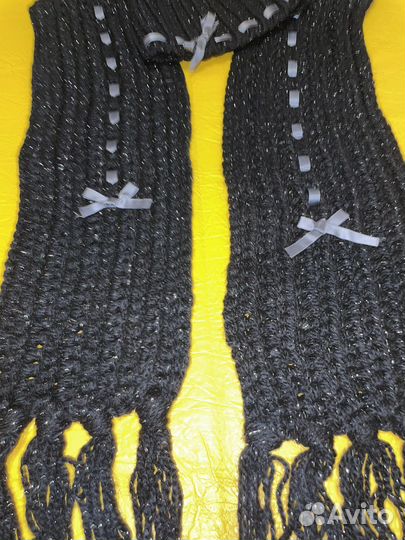 Комплект шапка и шарф женский