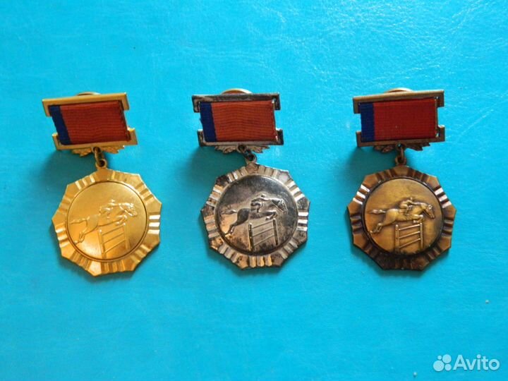 Первенство РСФСР конный спорт, 1,2,3